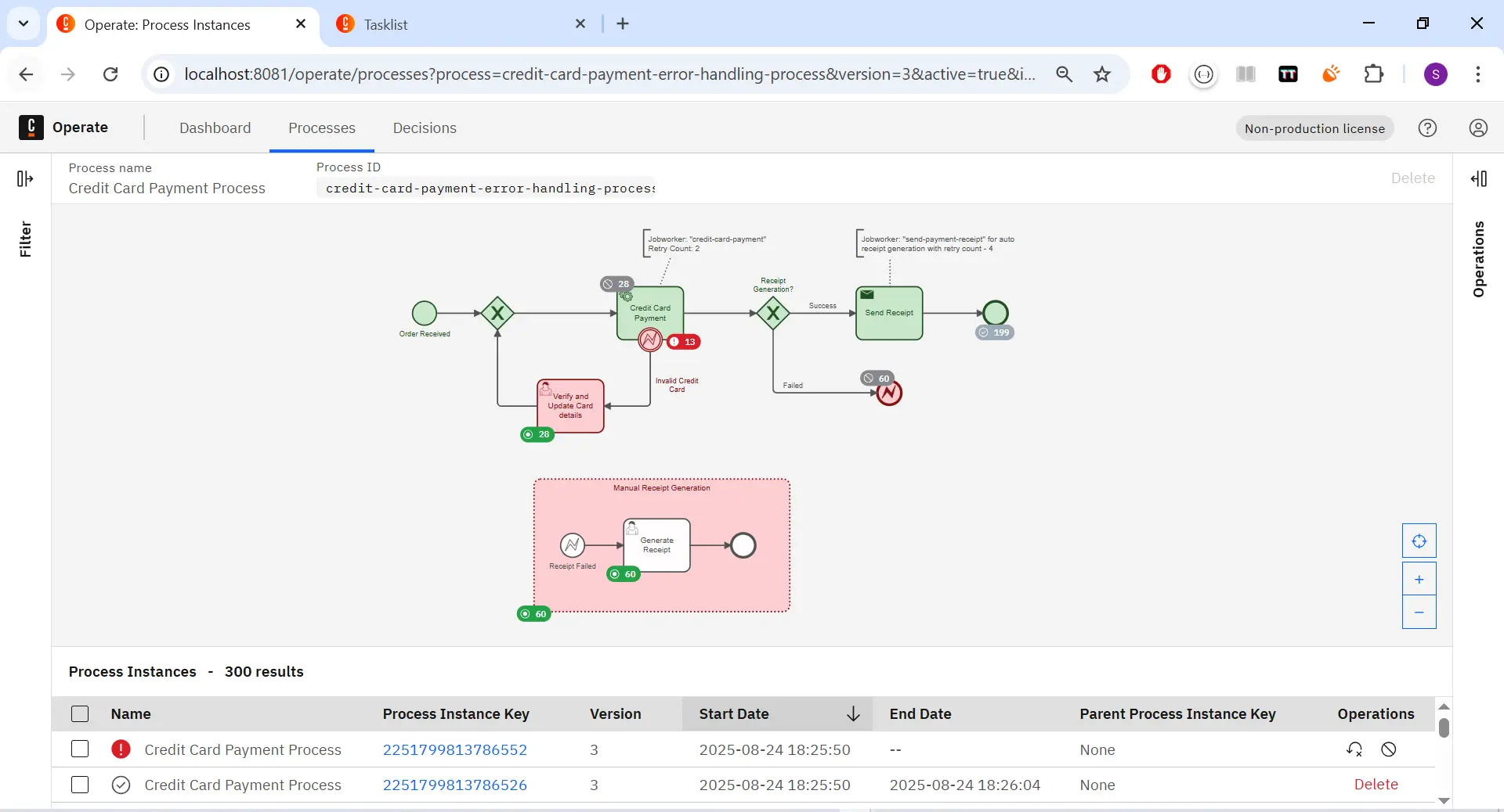 Camunda Error Handling